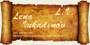 Lena Vukadinov vizit kartica